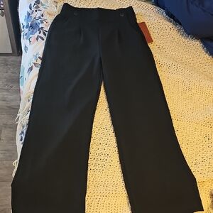 Women's Black Wide-Leg Pants